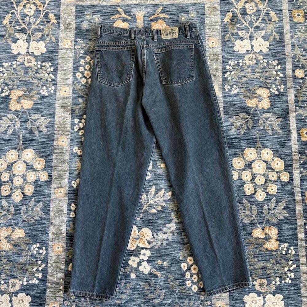 Vintage 2000s Y2k Silver Tab Jeans